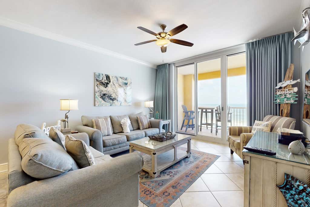 gulf front condo steps from the sand with shared pool,hot tub & more