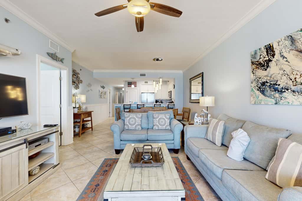 gulf front condo steps from the sand with shared pool,hot tub & more