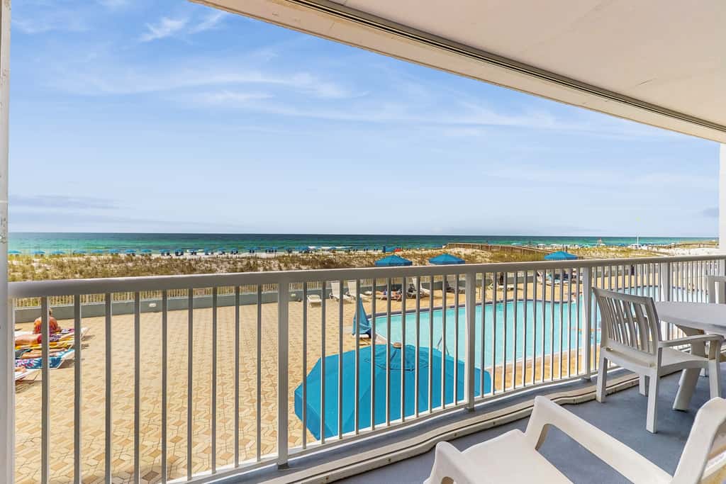 Beautiful beachfront condo with shared pool & beach access!