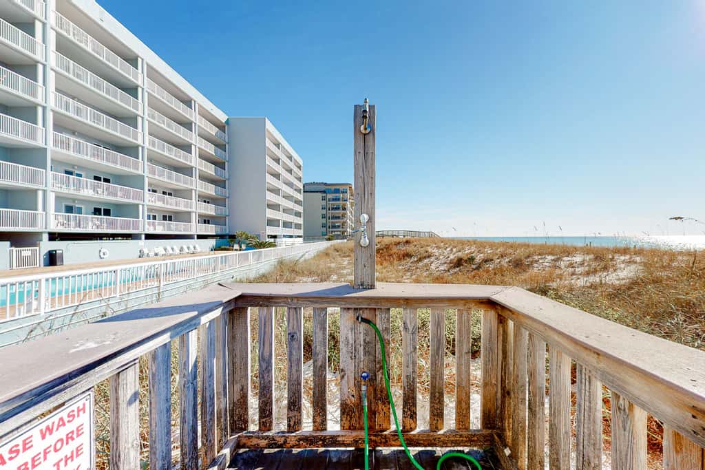 Beautiful beachfront condo with shared pool & beach access!