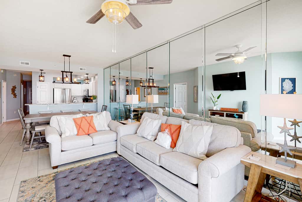 Gulf Dunes 512 - Beachfront condo with gulf views, pool, & balcony - near dining,attractions