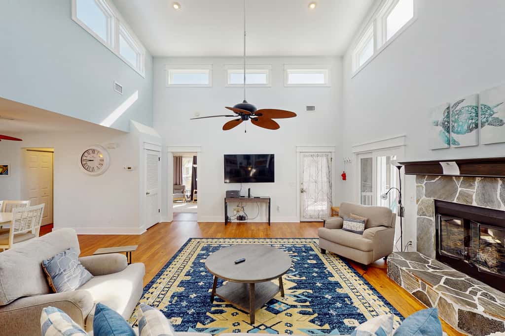 Spacious dog-friendly home with community pool, deck, & WiFi - minutes to beach