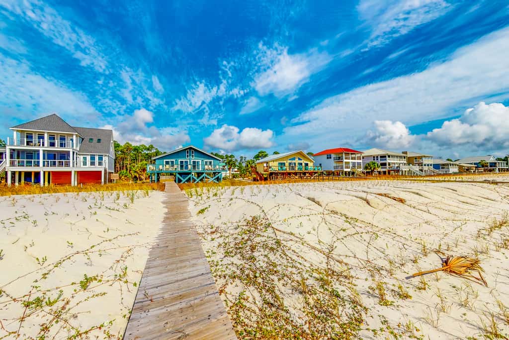 Gulf-front home with WiFi, private beach boardwalk & views - dog-friendly