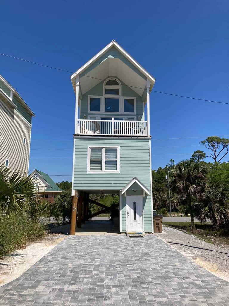 Dog-friendly Private home with gulf view, golf cart and easy beach access