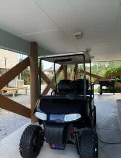 Dog-friendly Private home with gulf view, golf cart and easy beach access