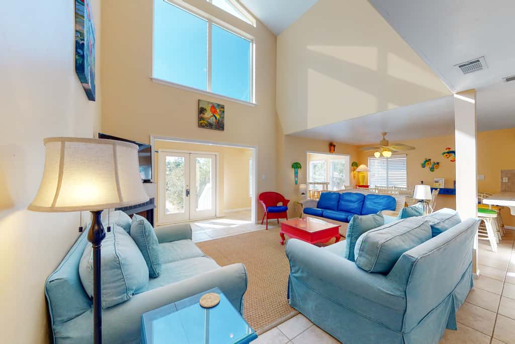Beach Across the Street! Dog-Friendly Home with Private Pool, AC, WiFi & Games!