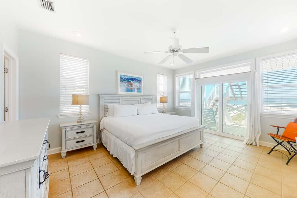 Dog-friendly beachfront home with private boardwalk, park style grill, deck, beach view