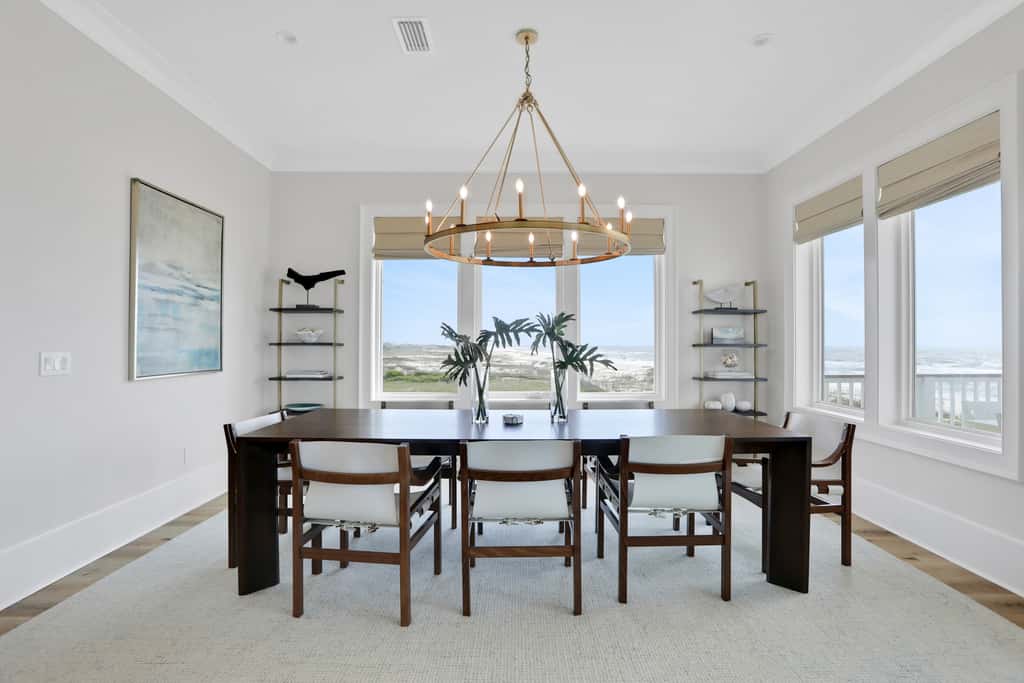 Newly constructed beachfront home with panoramic bay & Gulf views