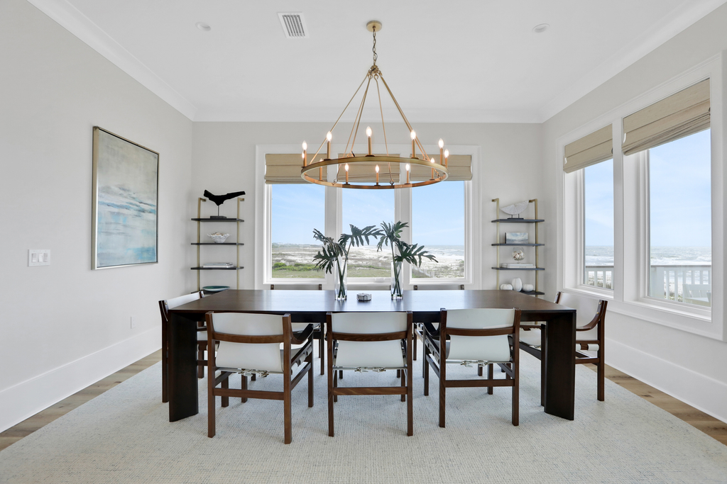 Newly constructed beachfront home with panoramic bay & Gulf views