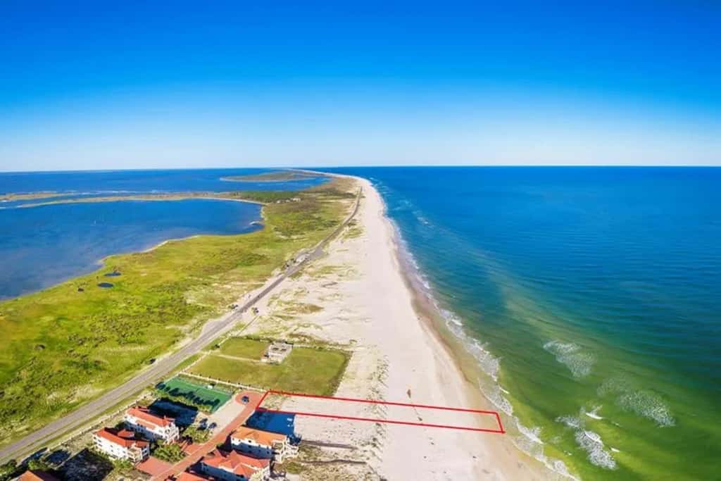 Newly constructed beachfront home with panoramic bay & Gulf views