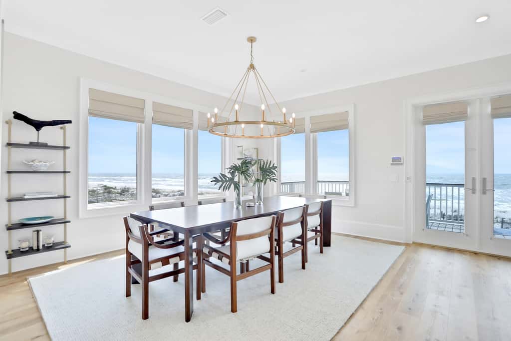 Newly constructed beachfront home with panoramic bay & Gulf views