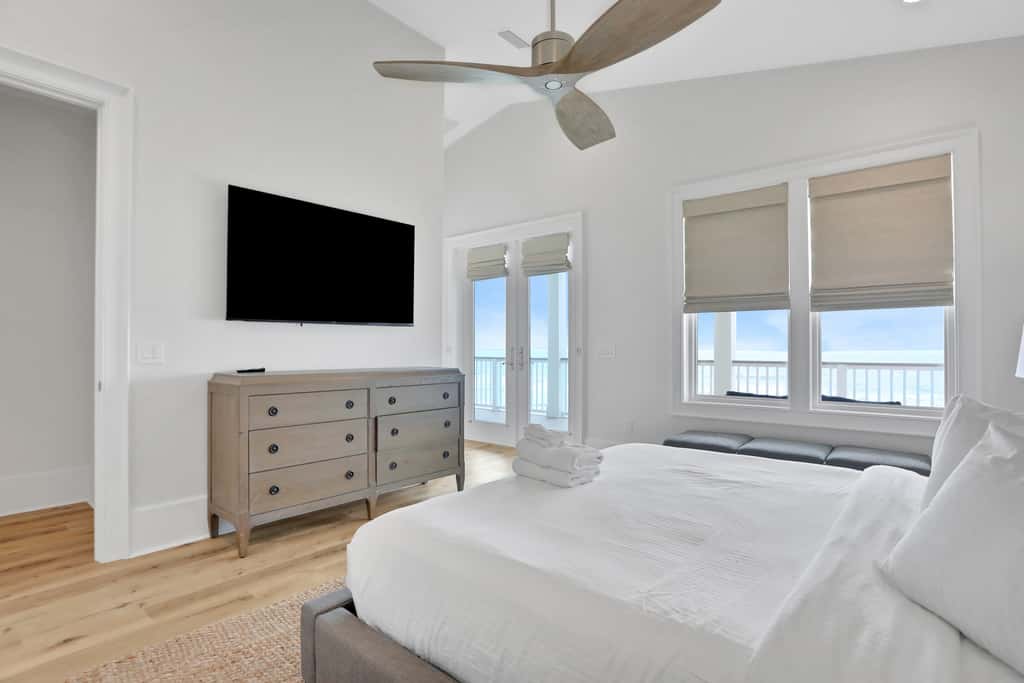 Newly constructed beachfront home with panoramic bay & Gulf views