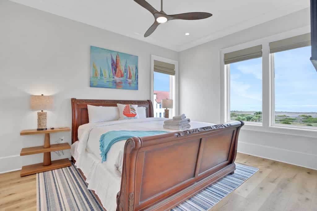 Newly constructed beachfront home with panoramic bay & Gulf views