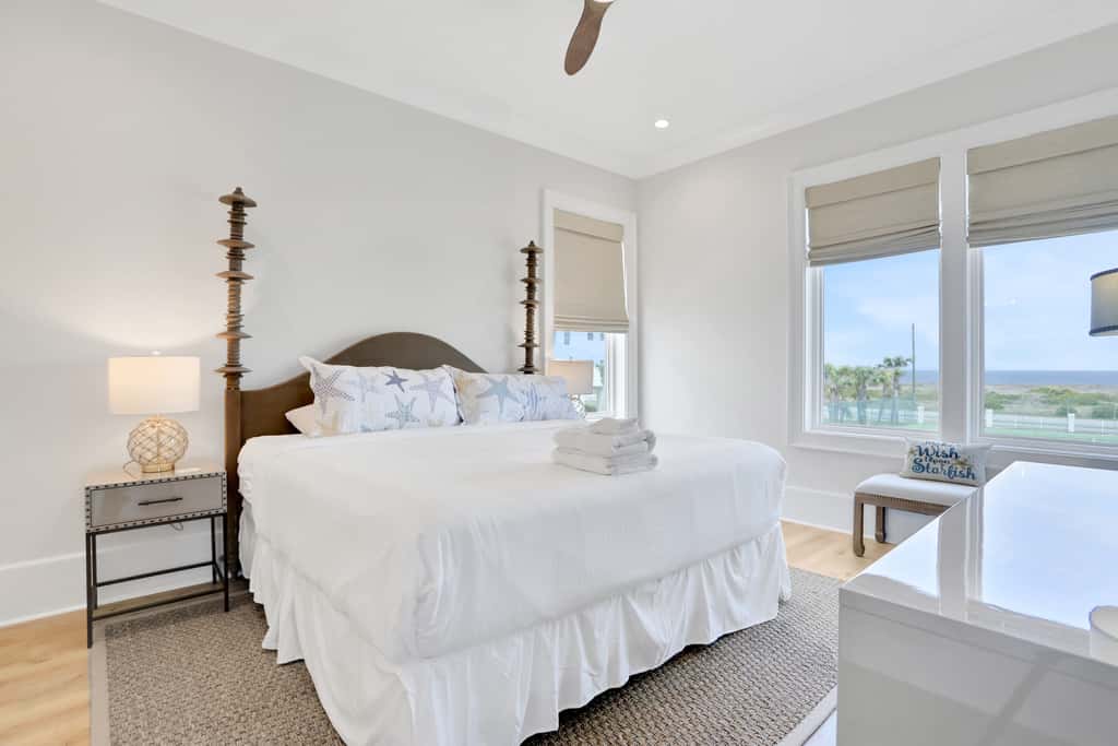 Newly constructed beachfront home with panoramic bay & Gulf views