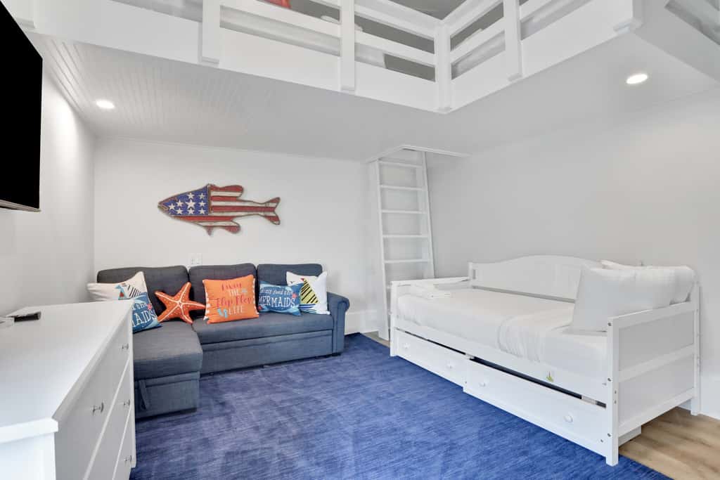 Newly constructed beachfront home with panoramic bay & Gulf views