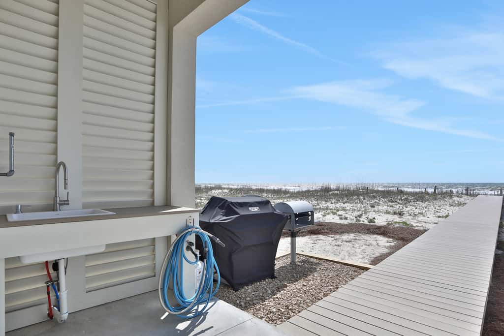 Newly constructed beachfront home with panoramic bay & Gulf views