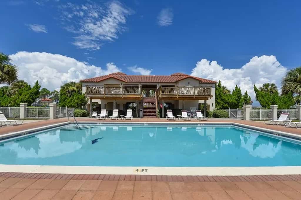 Newly constructed beachfront home with panoramic bay & Gulf views