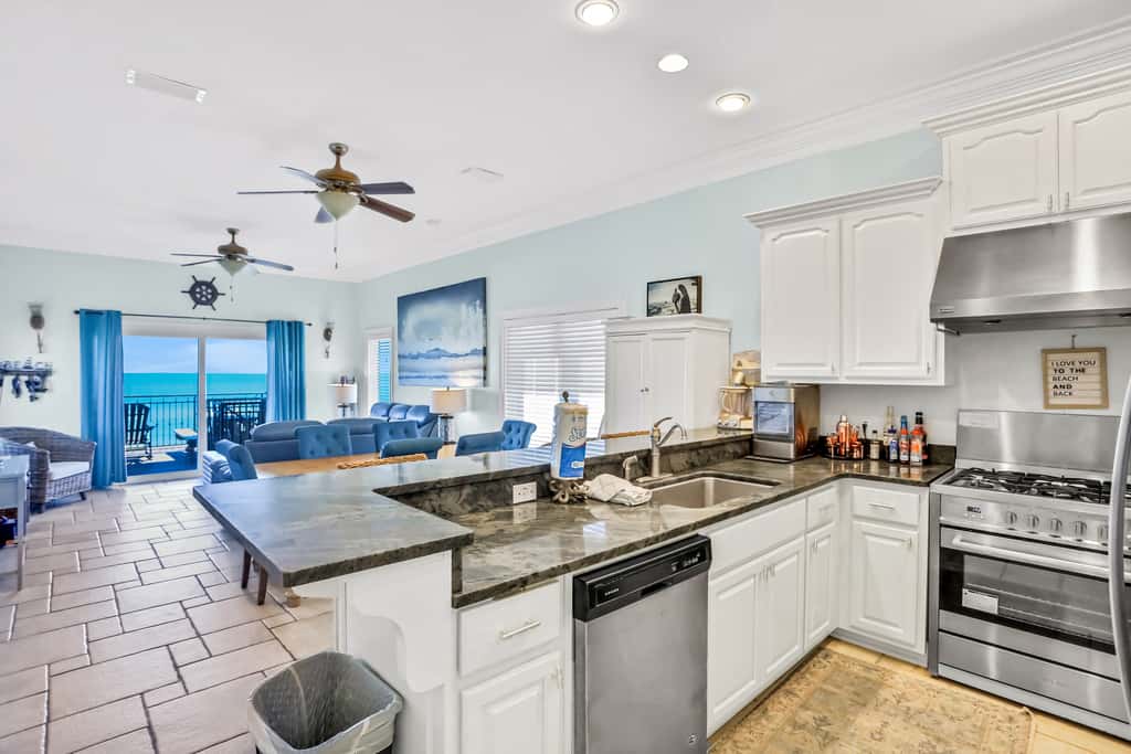 Beachfront home with pool, elevator, dog-friendly