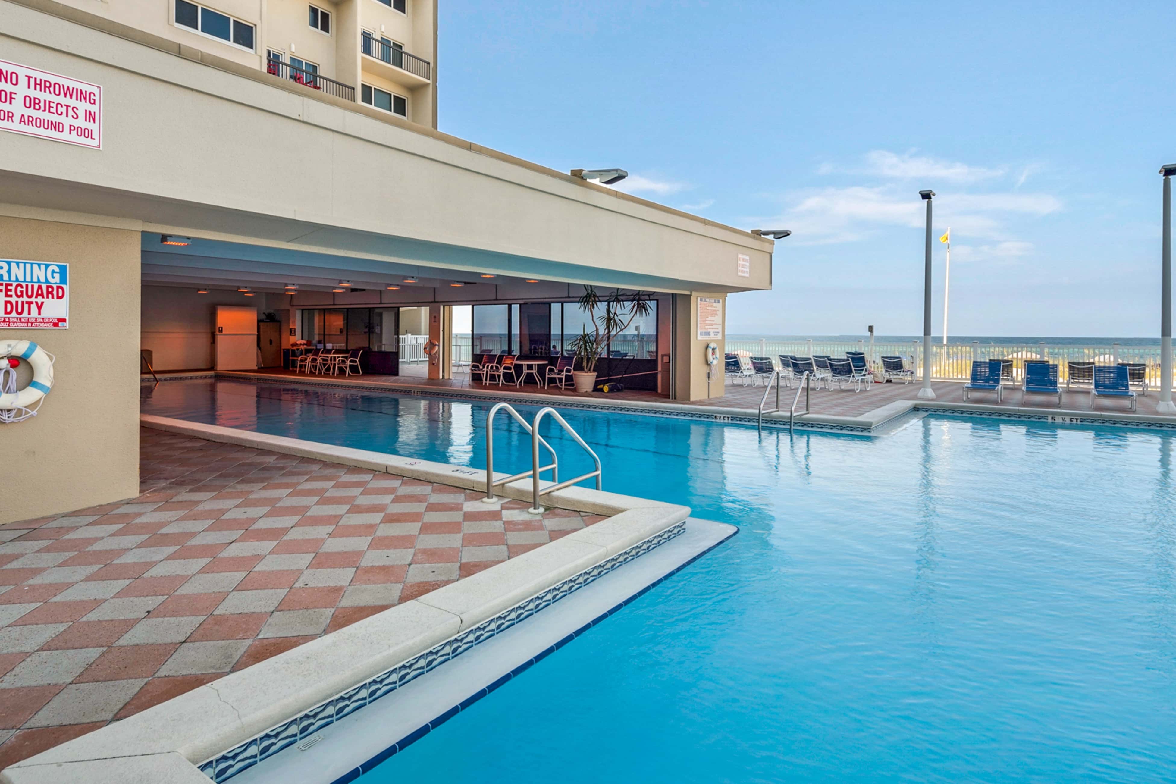 Gorgeous beachfront condo, shared pool and beach access