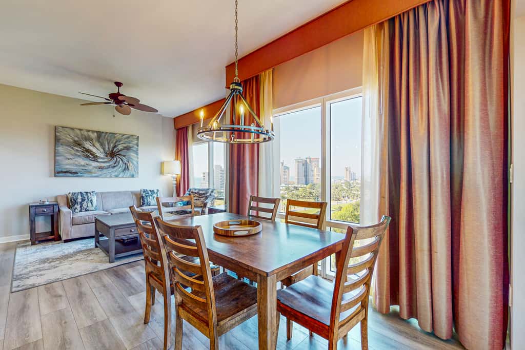 Bay-view condo 250 yards to beach w/sunset-view balcony, pool
