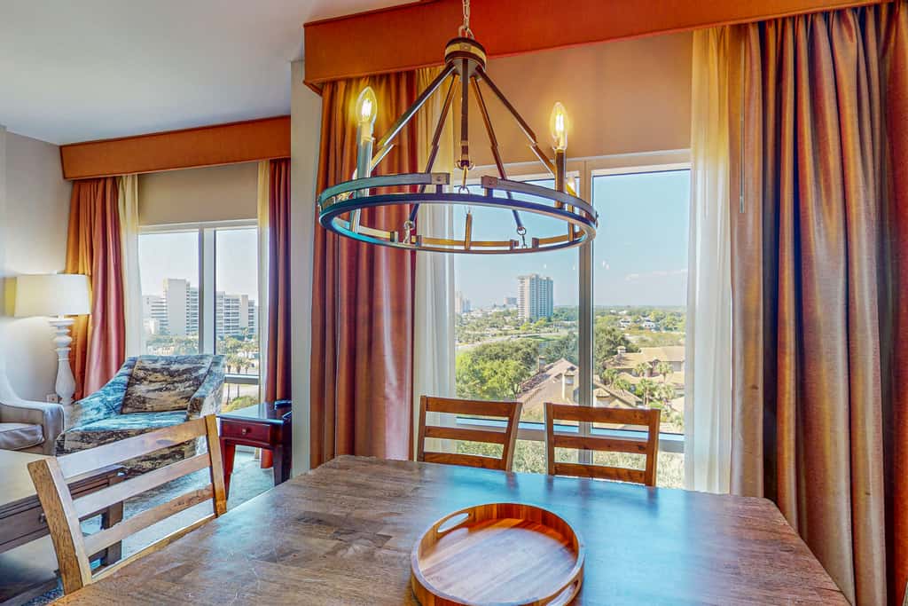 Bay-view condo 250 yards to beach w/sunset-view balcony, pool