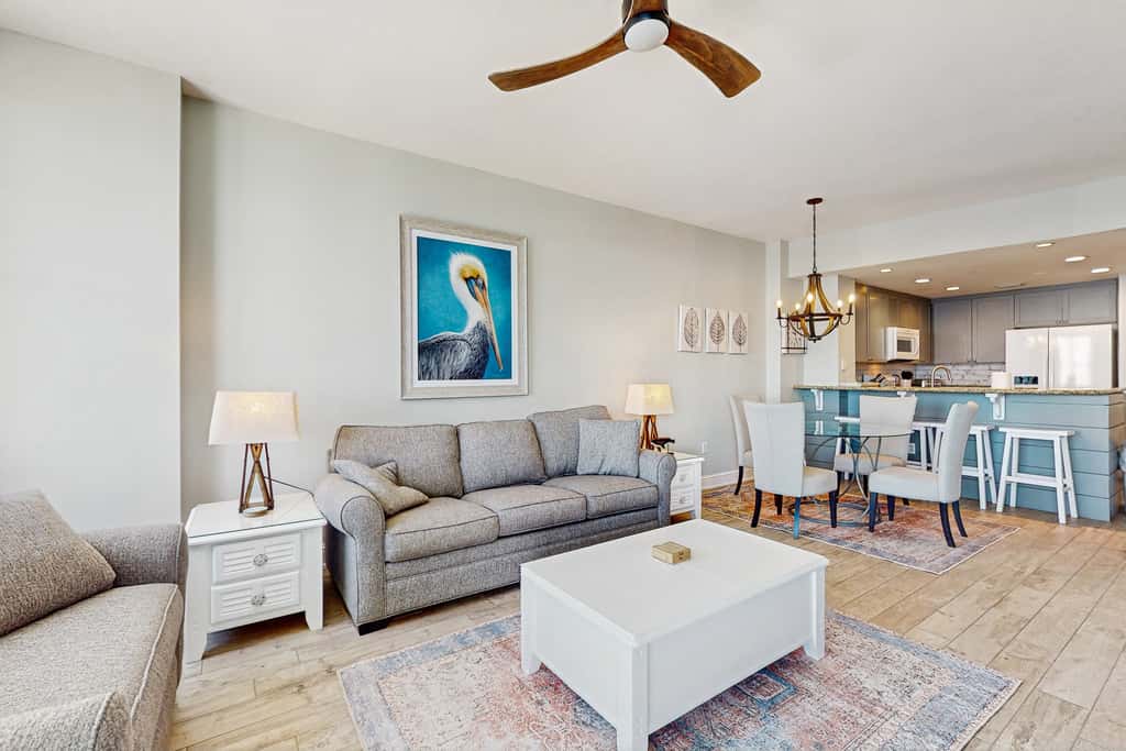 Stylish oceanfront condo including shared pool and beach access