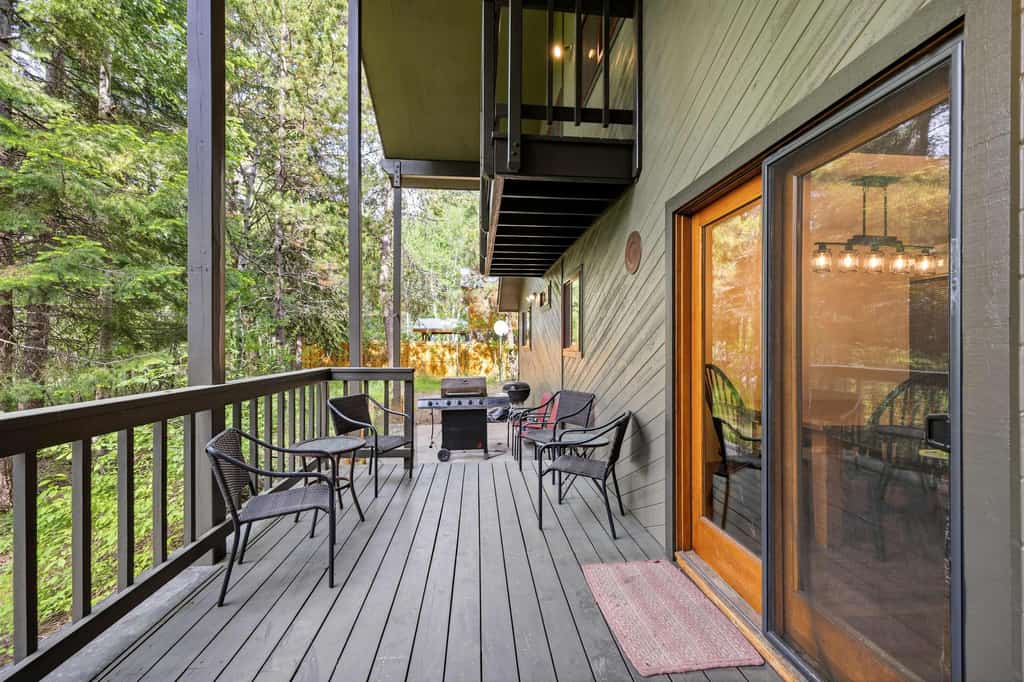 A spacious three-level McCall home just a short walk from downtown, Payette Lake, and local restaurants and shops. With dual wood-burning fireplaces, multiple living areas, and a private wooded setting, this home is designed for gathering year-round. Enjoy cozy cabin charm, forest views, and easy access to Brundage Mountain, hiking trails, and all that McCall has to offer.