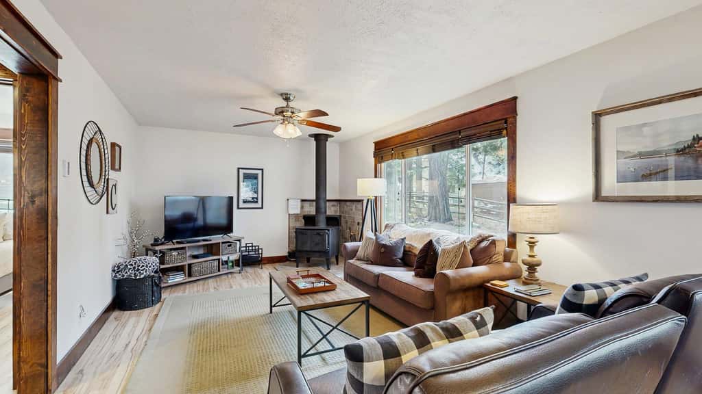 Downtown McCall Retreat | Wood Stove & Deck