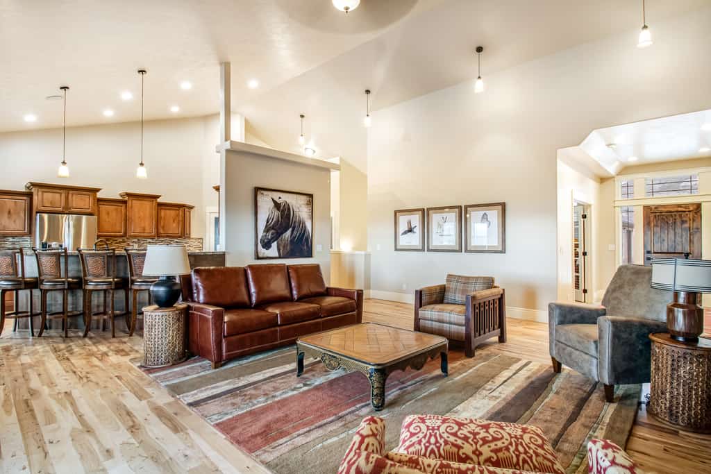 Located at Kerry Hill Manor, this grand, pet-friendly home (with a fenced backyard) offers sweeping views, spacious living areas, and a setting that feels both private and elevated. Two covered decks with seating, one on the upper level and one on the lower level, create easy outdoor space to relax and take in the surroundings. With multiple gathering areas and room for groups, it’s an ideal place to unwind and enjoy Idaho wine country. Please note events are not permitted at this property.