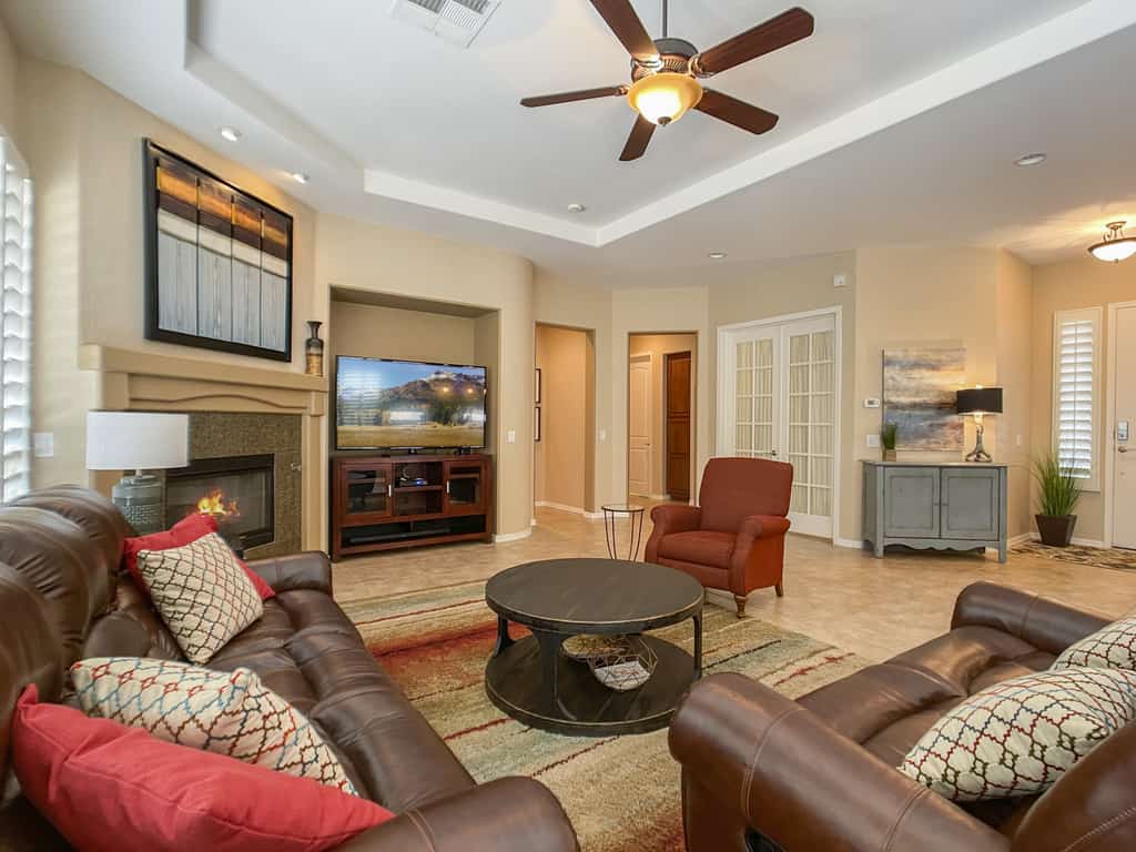 Lovely single story home located in the active adult 55+ community of Trilogy at Power Ranch.