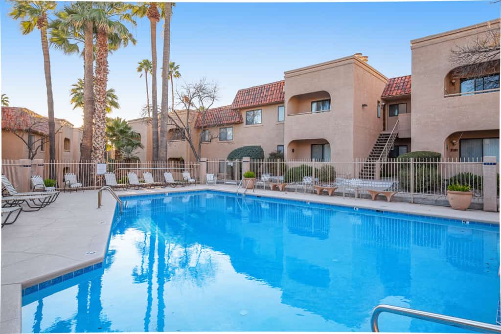 Dog-friendly, ground-floor condo with mountain view, fireplace, pool & hot tub