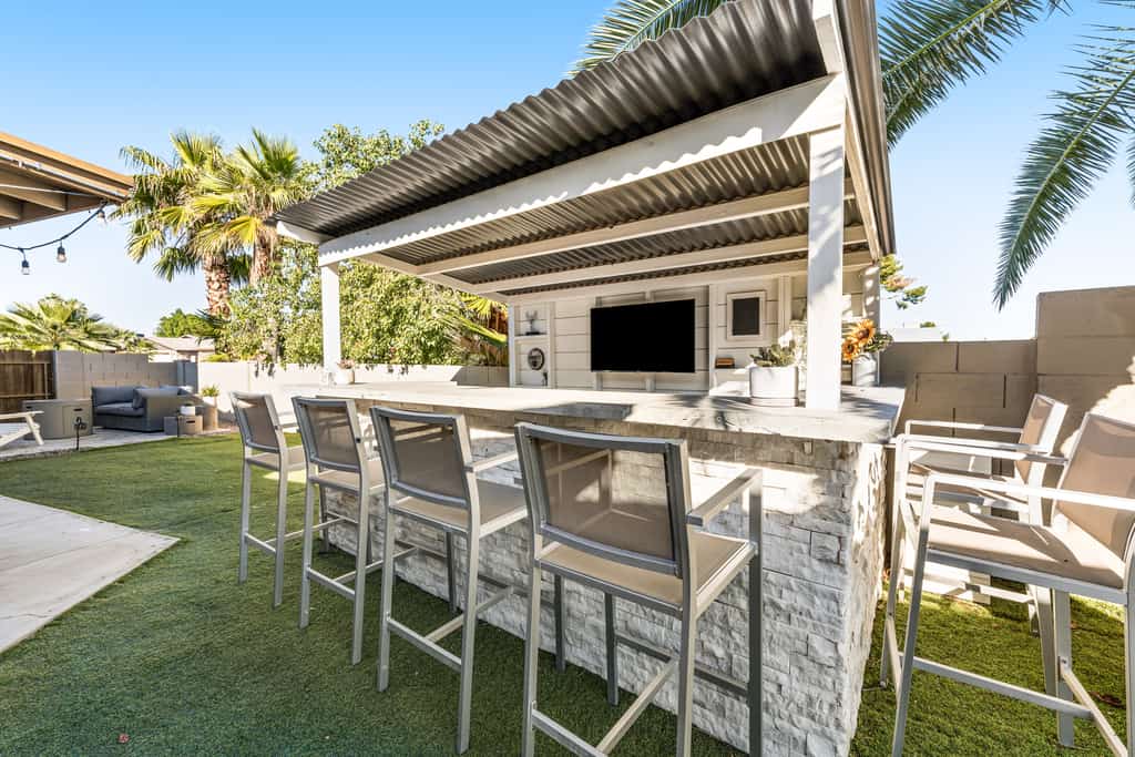 Charming, dog-friendly home only minutes to Old Town with pool & custom bar