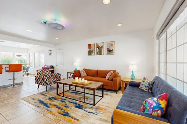 Updated mid-century gem with private pool, spa, gas grill, and free WiFi