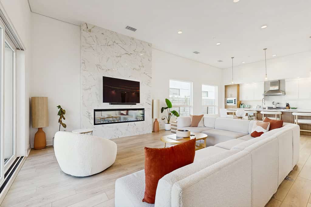 Desert days, cozy nights, and poolside delights await at this stylish home.