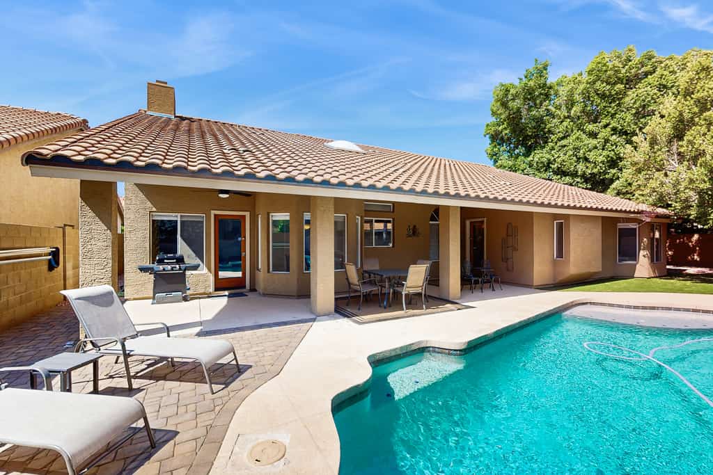 Oasis in Sunny Scottsdale—where comfort, games, and poolside relaxation.
