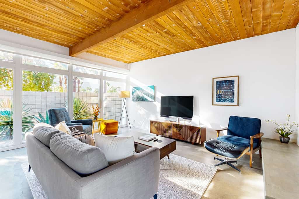 Mid-Century Modern Meiselman Home with Backyard Oasis, Pool & Spa