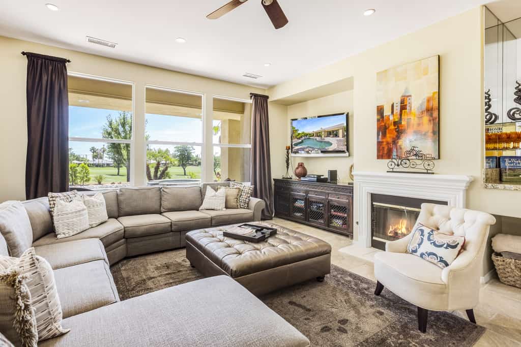 Updated, Dog-friendly, fairway-view home with private lagoon pool & spa  - 3BR