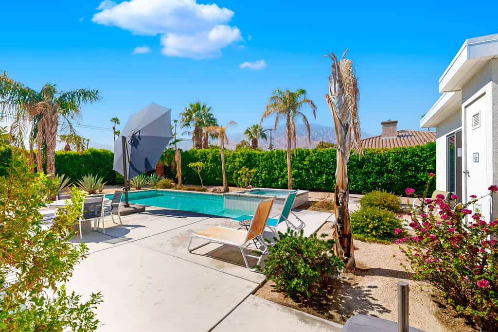 Modern Palm Springs Beauty with Luxe Private Pool & Mountain Views