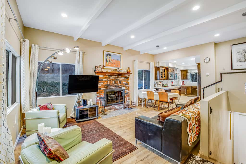 Dog-Friendly Getaway with Fast WiFi, Wood-Burning Fireplace, & Furnished Deck