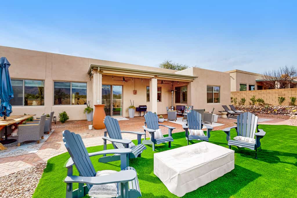 Dog-friendly home with mountain views, ample outdoor space, & washer/dryer