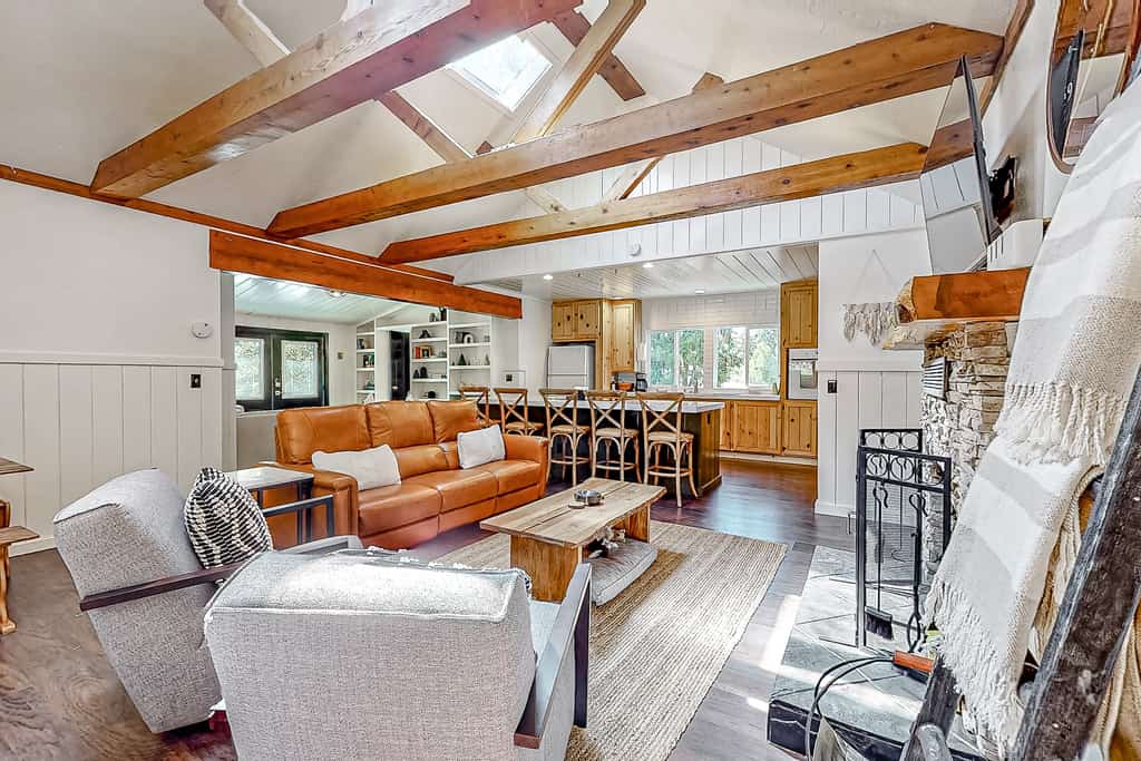 Dog-friendly, renovated home with fireplace & amazing deck