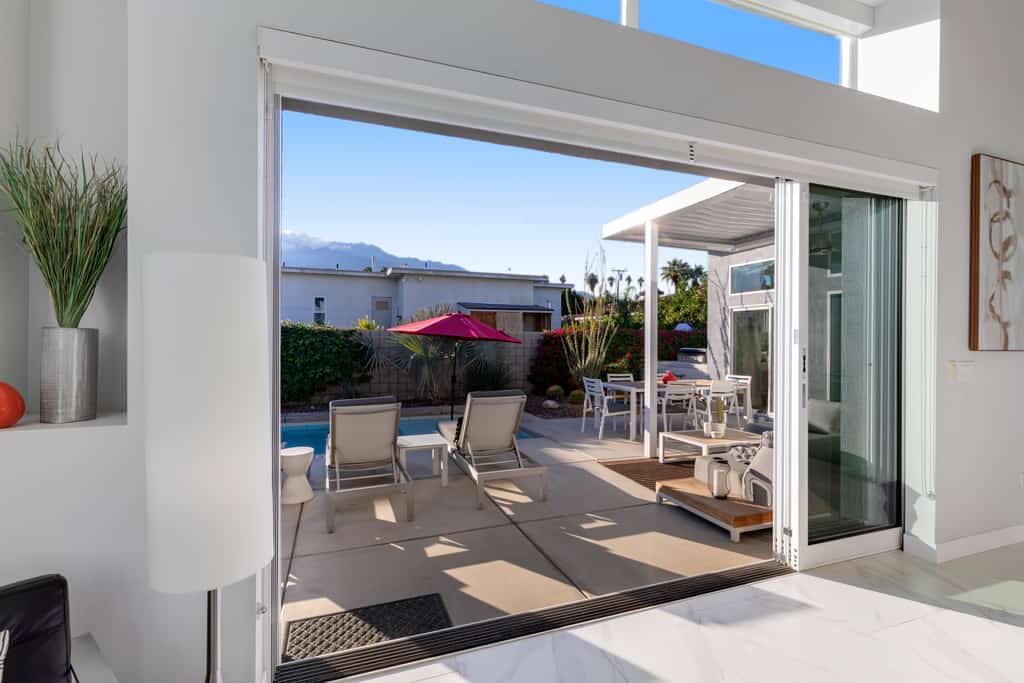 Newly remodeled, modernist home with private pool, spa, & grill - dog-friendly