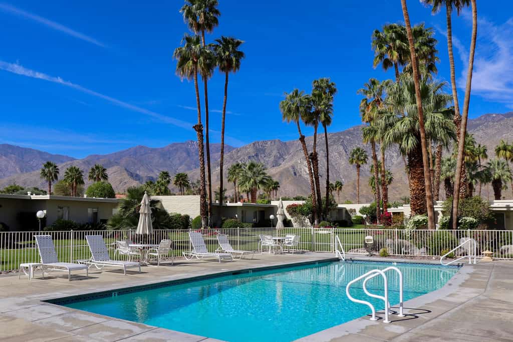 Dog Friendly Mid-Century Villa at The Coco Cabana with Pool, Spa & Tennis Courts