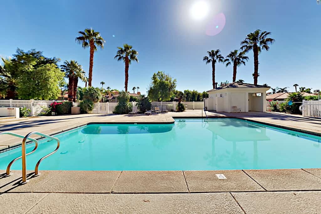 Lavish condo on 14th tee of Arnold Palmer course at PGA West