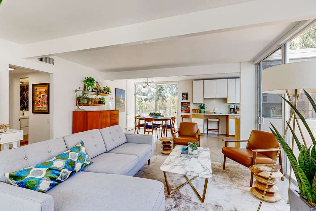 Updated Mid-Century Gem | 3 Patios & Gas Grill | Near Downtown