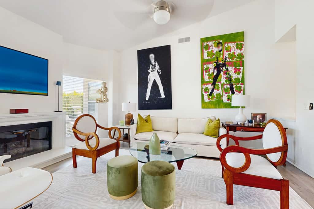 Sun-soaked dog-friendly retreat with private pool, hot tub, fireplace, & W/D