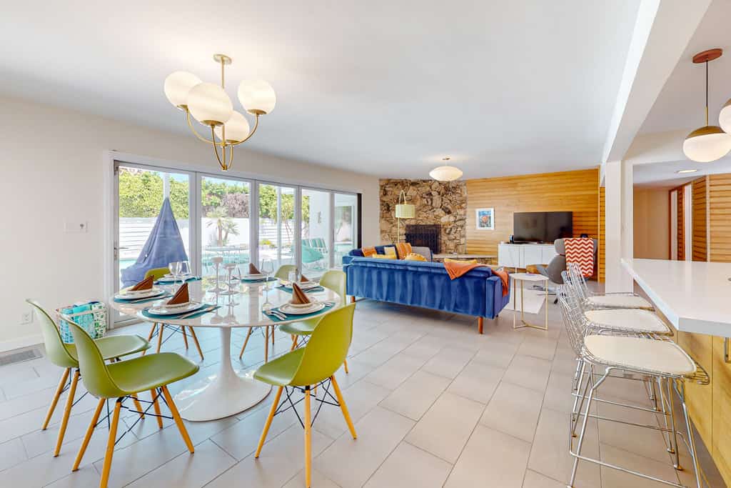Classic, mid-century modern home w/ mtn views, private pool and spa - dogs OK