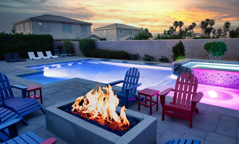 Beautiful house with private pool, pool table and outdoor firepit
