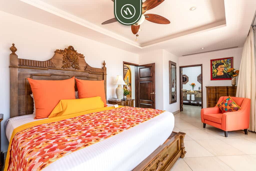 Enjoy the fantastic amenities of Hacienda Encantada Resort while experiencing the comfort and seclusion of our two-bedroom condo.

• One king-size bed, two queen beds, and a sofa bed
• Infinity pool, jacuzzi, and grill area 
• Restaurants of various specialties and bars
• Optional all-inclusive packages*
• Sports area with pickleball, tennis, and beach volleyball courts
• Wellness area
• Butler services 
• Resort access with amazing amenities 
• Private beach access 
• 24/7 security

