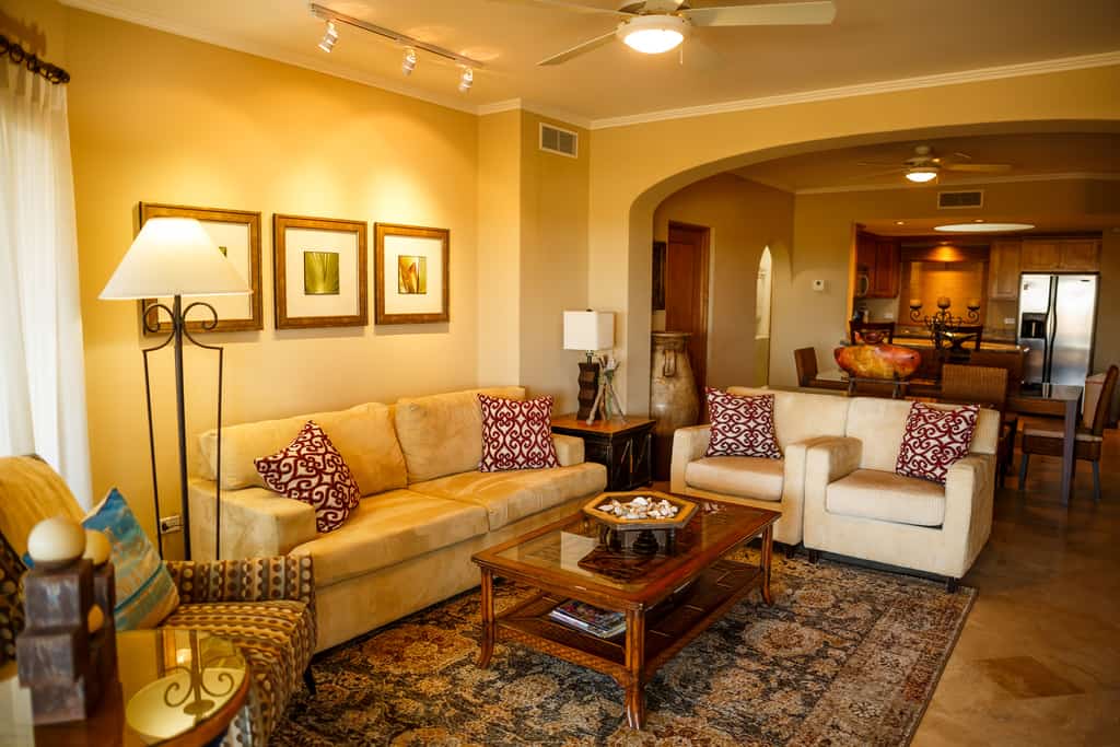 Wooden doors and light colored walls merge in a magnificent sense of Victorian-Era Mexico, intertwined with the new and awe-inspiring of the high-tech appliances.
